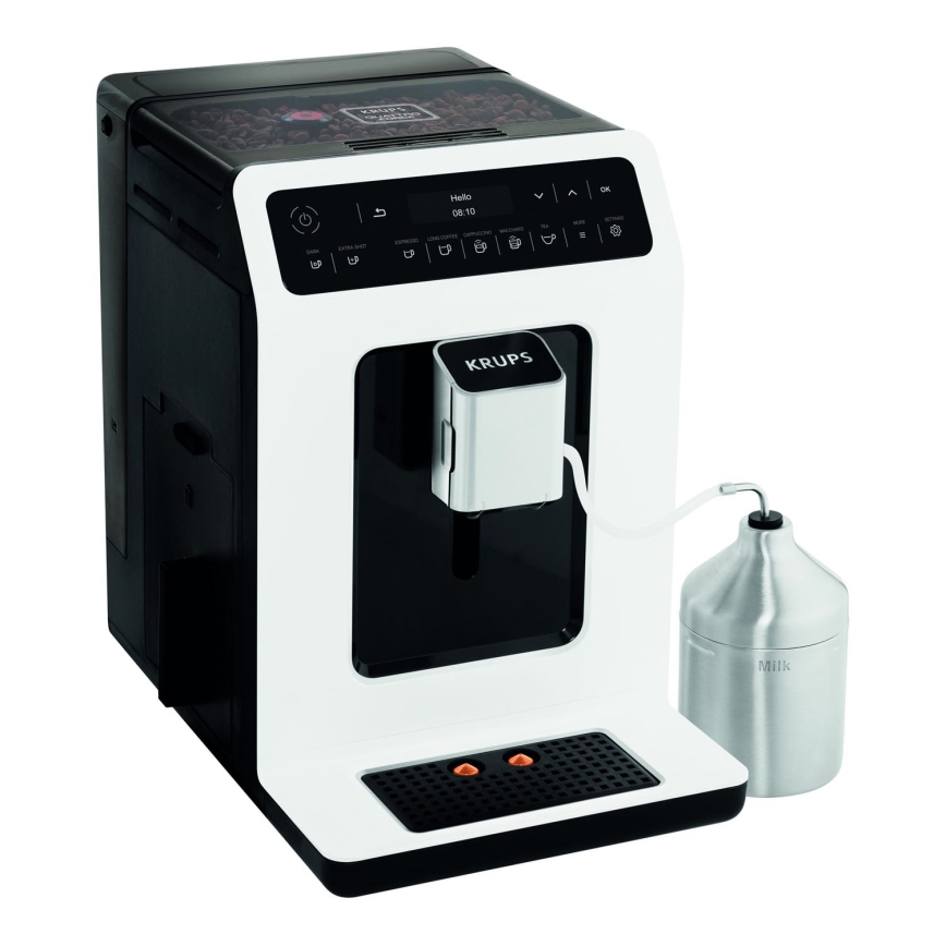 Krups - Automatski aparat za kavu s posudom za mlijeko EVIDENCE 1450W/230V bijela