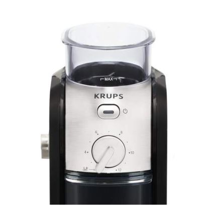 Krups - Električni mlinac za kavu 110W/230V nehrđajući/crna