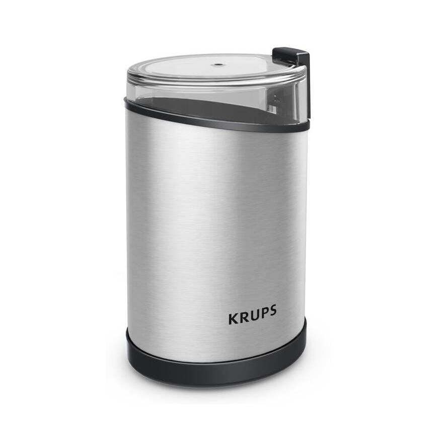 Krups - Električni mlinac za kavu 85g FAST-TOUCH 200W/230V mat krom