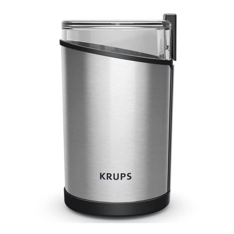 Krups - Električni mlinac za kavu 85g FAST-TOUCH 200W/230V mat krom