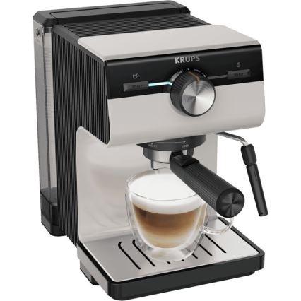 Krups - Aparat za kavu s polugom za dvije šalice AUTHENTIC 1450W/230V siva