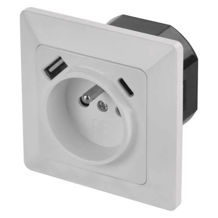 Kućna utičnica s USB-A i USB-C