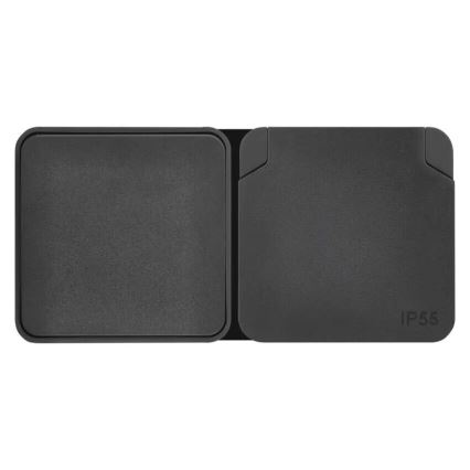 Kućni prekidač naizmjenični s utičnicom 250V/16A IP55