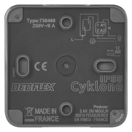 Kućni prekidač uključivanje 250V/10A IP55