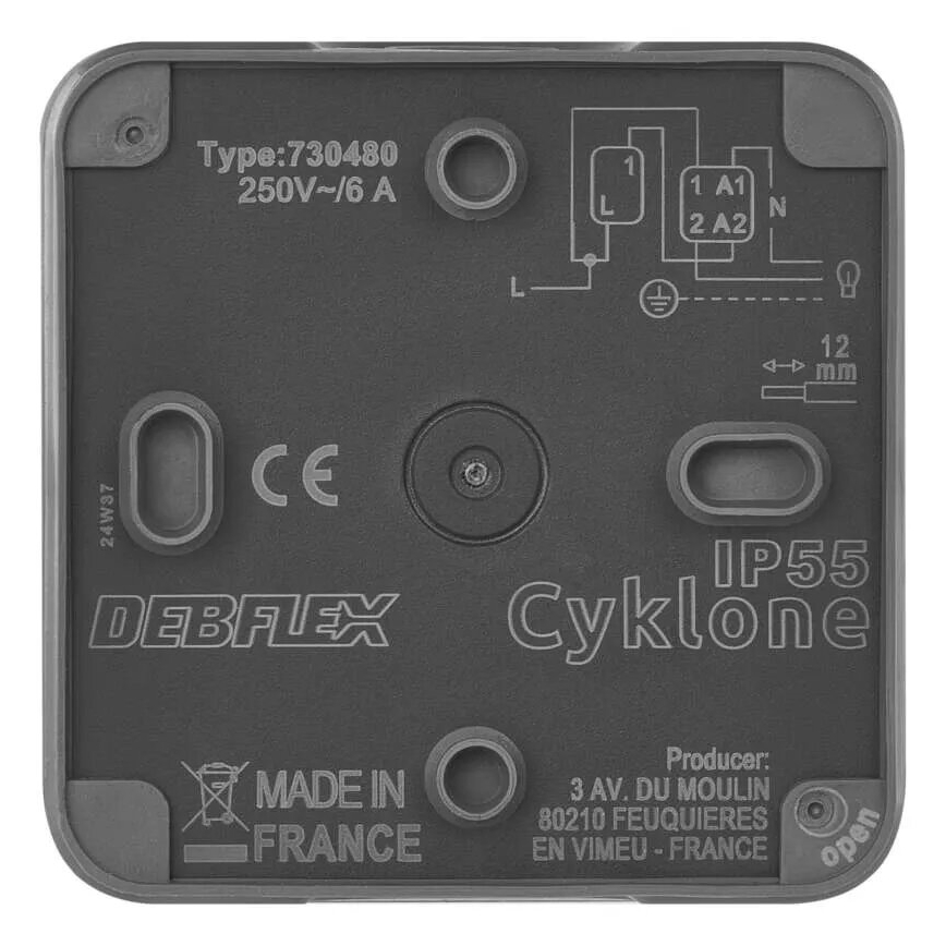 Kućni prekidač uključivanje 250V/10A IP55