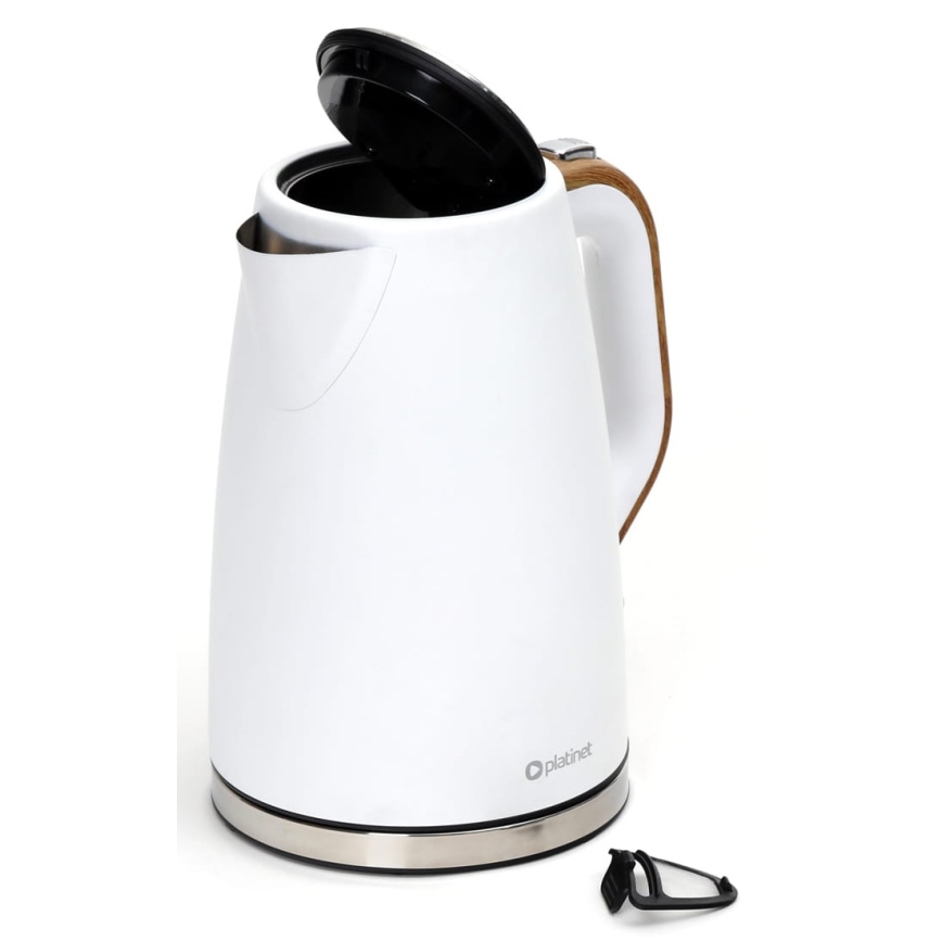 Kuhalo za vodu 1,7 l 2400W/230V nehrđajući čelik/bijela