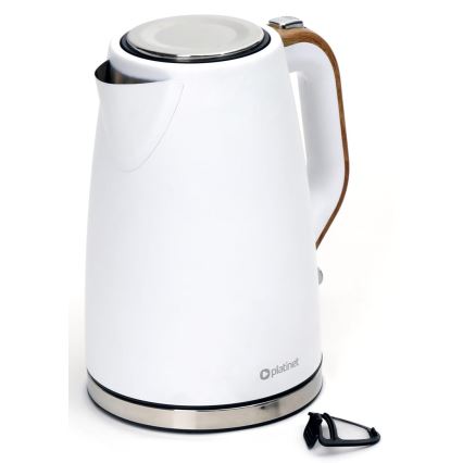 Kuhalo za vodu 1,7 l 2400W/230V nehrđajući čelik/bijela