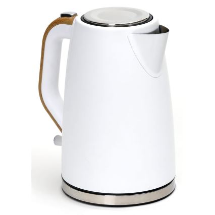 Kuhalo za vodu 1,7 l 2400W/230V nehrđajući čelik/bijela