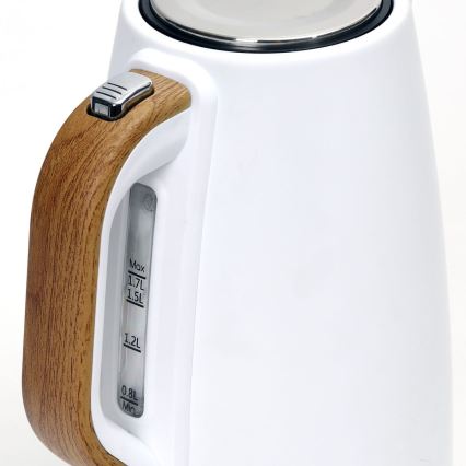 Kuhalo za vodu 1,7 l 2400W/230V nehrđajući čelik/bijela