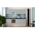 Kuhinjski blok CELESTE 240 cm, sjajna siva