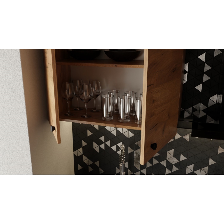 Kuhinjski blok CLAIRE 180 cm, hrast craft