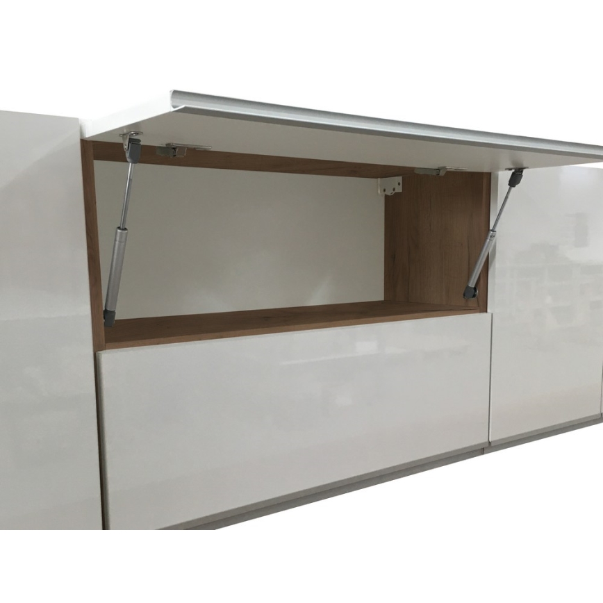 Kuhinjski blok MARINA 180 cm hrast craft/sjajna bijela
