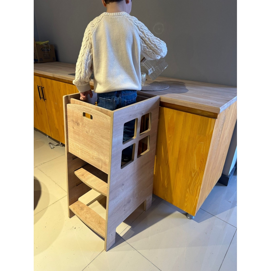 Kula za učenje KULE 90x50 cm smeđa