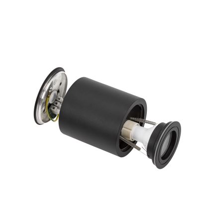 Kupaonska ugradbena svjetiljka CHLOE 1xGU10/30W/230V IP65 okrugla crna