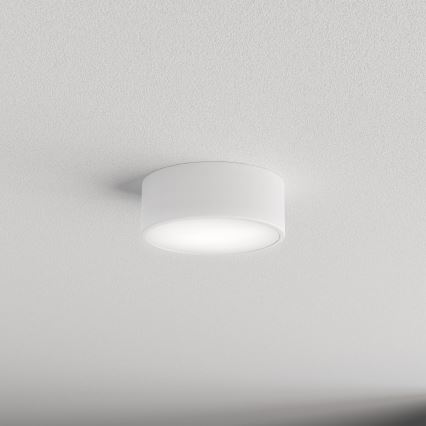 Kupaonska stropna svjetiljka CLEO s senzorom 1xE27/24W/230V, Ø 20 cm, IP54, bijela