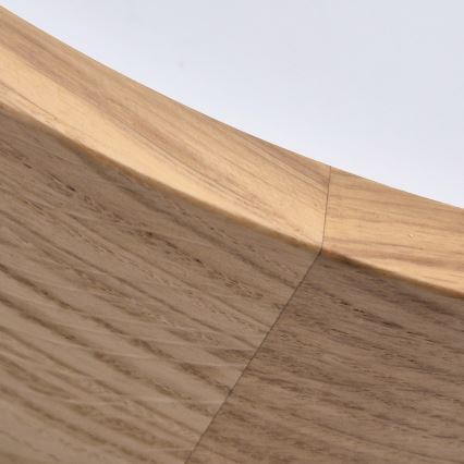 Kupaonska stropna svjetiljka OAK 3xE27/15W/230V, hrast, promjer 37 cm, IP54