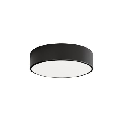 Kupaonska stropna svjetiljka s senzorom CLEO 2xE27/24W/230V Ø 30 cm crna IP54