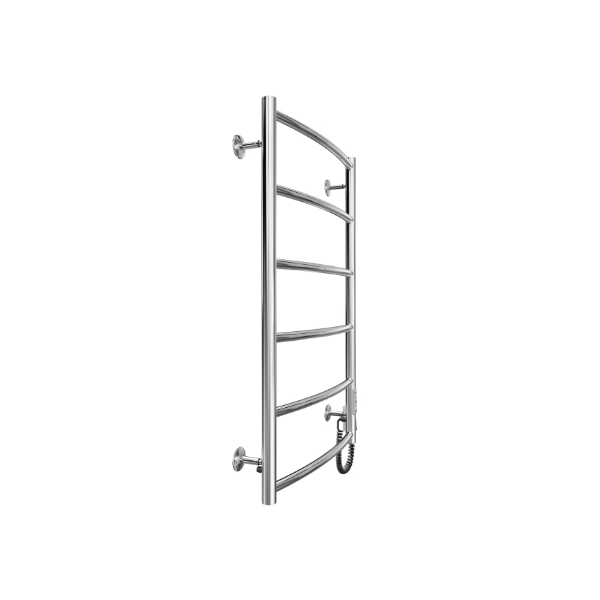 Kupaonski cijevni radijator CLASSIC 100W/230V 81x53cm nehrđajući/sjajni krom desna