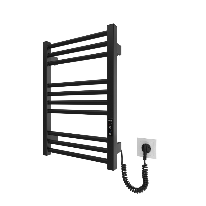 Kupaonski cijevni radijator HF DERBY 100W/230V 57x43 cm crna