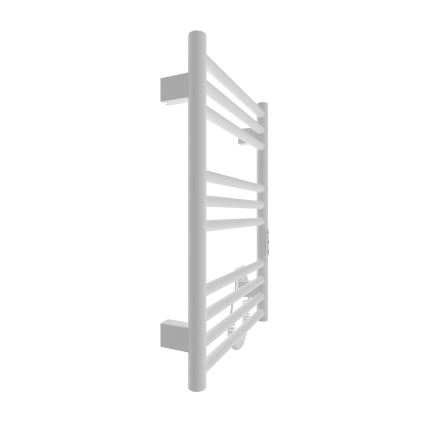 Kupaonski cijevni radijator HF GREENWICH 100W/230V 57x43 cm bijela okrugli