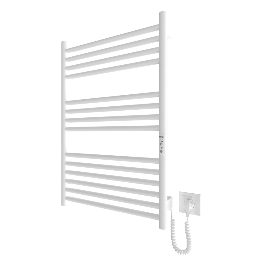 Kupaonski cijevni radijator HF GREENWICH 170W/230V 77x53 cm bijela okrugli