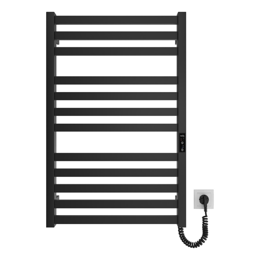 Kupaonski cijevni radijator HF OXFORD 170W/230V 77x53 cm crna