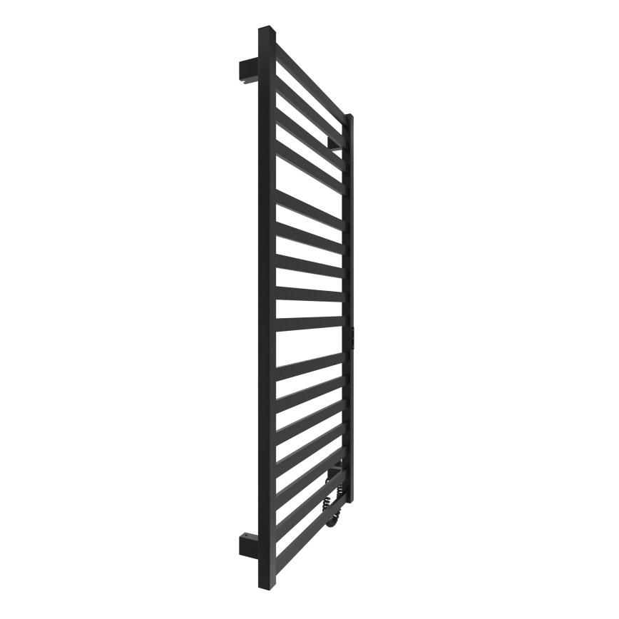 Kupaonski cijevni radijator HF OXFORD 255W/230V 117x53 cm crna