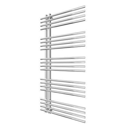 Kupaonski cijevni radijator INOX 368W/230V 109x53 cm nehrđajući/sjajni krom