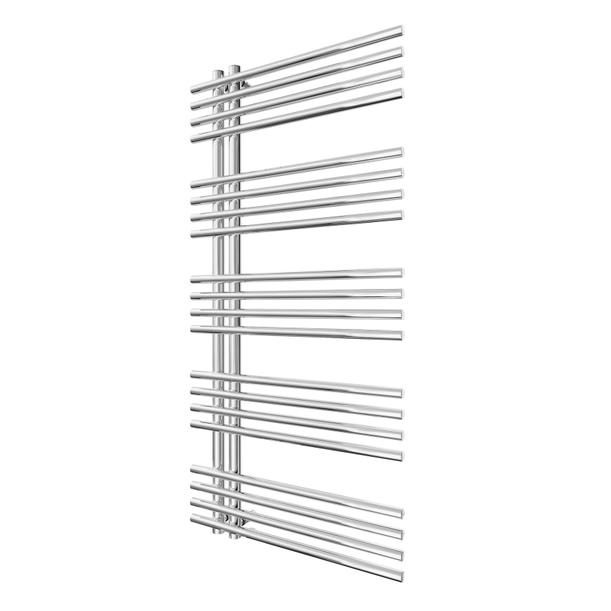 Kupaonski cijevni radijator INOX 368W/230V 109x53 cm nehrđajući/sjajni krom