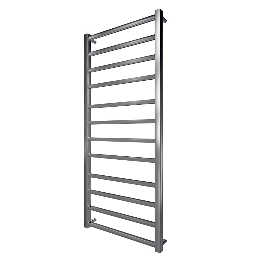 Kupaonski cijevni radijator TOKIO 260W/230V 120x53 cm nehrđajući/sjajni krom