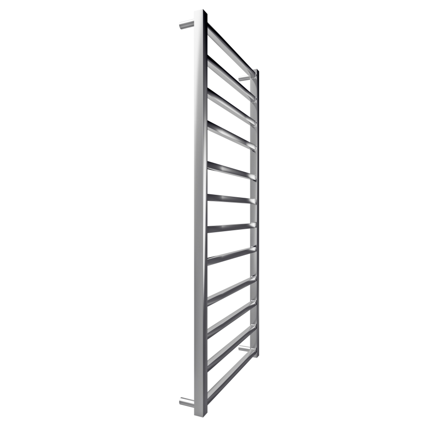 Kupaonski cijevni radijator TOKIO 260W/230V 120x53 cm nehrđajući/sjajni krom