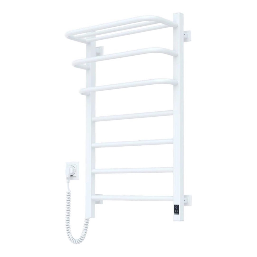 Kupaonski električni radijator s termostatom FORTIS 350W/230V 80,6 cm IP44 bijela lijeva uglast