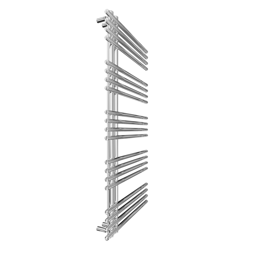 Kupaonski ljestvičasti radijator INOX 368W/230V 109x53 cm nehrđajući čelik/sjajni krom