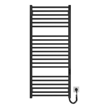 Kupaonski ljestvasti radijator HF DERBY 255W/230V 117x53 cm crni