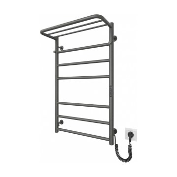 Kupaonski ljestvasti radijator HOME 95W/230V 77x53 cm nehrđajući čelik/antracit desni