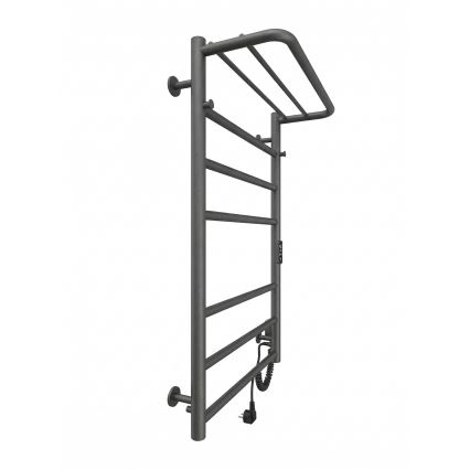 Kupaonski ljestvasti radijator HOME 95W/230V 77x53 cm nehrđajući čelik/antracit desni
