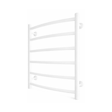 Kupaonski ljestvasti radijator INOX CLASSIC 120W/230V 57x43 cm nehrđajući čelik/bijela