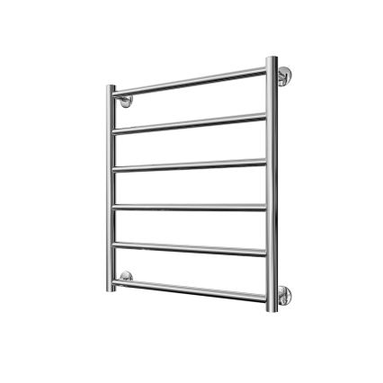 Kupaonski ljestvasti radijator INOX FLAT 122W/230V 57x43 cm nehrđajući čelik/sjajni krom