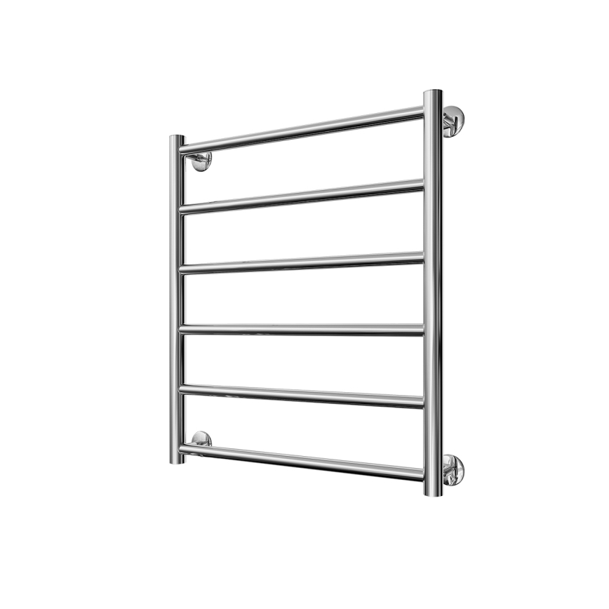Kupaonski ljestvasti radijator INOX FLAT 122W/230V 57x43 cm nehrđajući čelik/sjajni krom