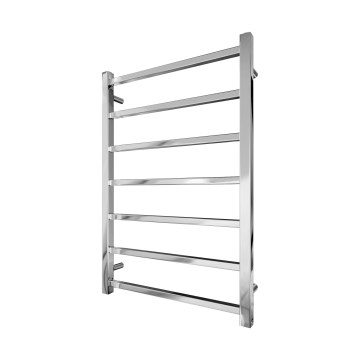 Kupaonski ljestvasti radijator INOX TOKIO 161W/230V 77x53 cm nehrđajući čelik/sjajni krom