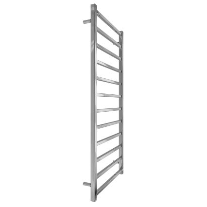 Kupaonski ljestvasti radijator INOX TOKIO 233W/230V 117x53 cm nehrđajući čelik/sjajni krom