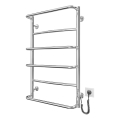 Kupaonski ljestvasti radijator LUX 105W/230V 81x52 cm, nehrđajući čelik/polirani krom, desni