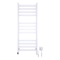 Kupaonski ljestvasti radijator s termostatom AVANGARD 227W 120x48cm bijela desna