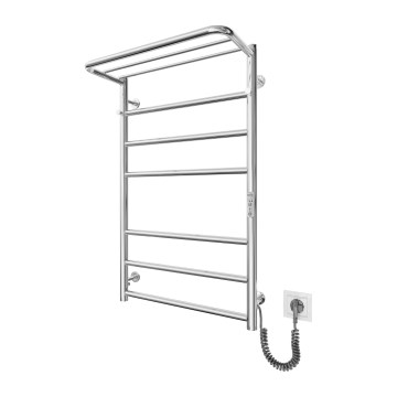 Kupaonski ljestvičasti radijator HOME 95W/230V 77x53 cm nehrđajući čelik/krom desni