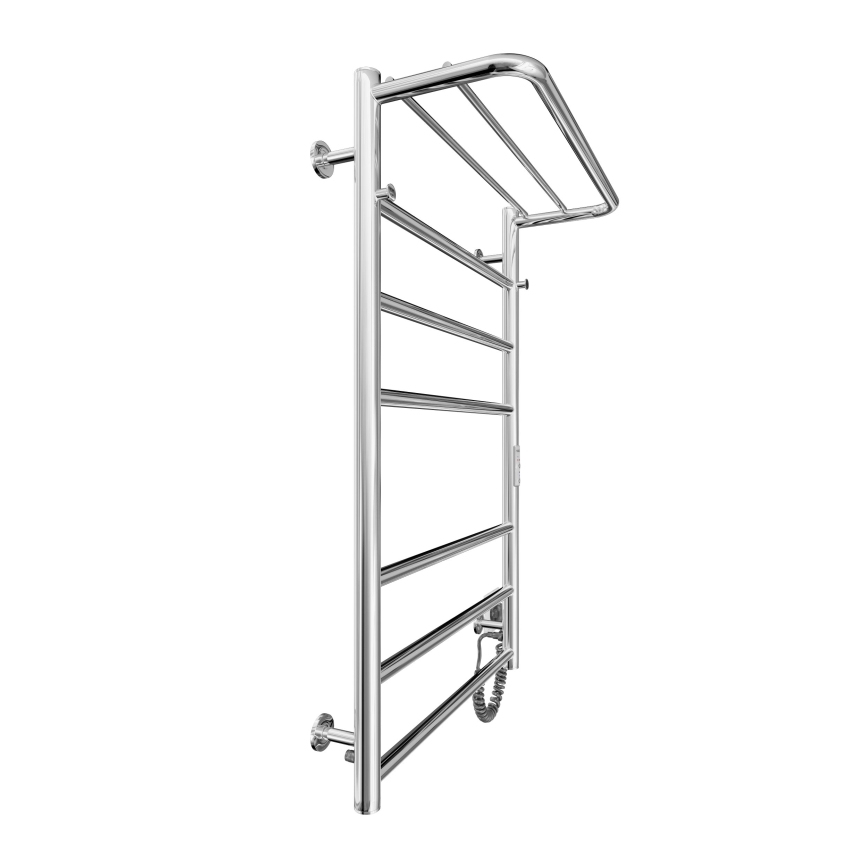 Kupaonski ljestvičasti radijator HOME 95W/230V 77x53 cm nehrđajući čelik/krom desni