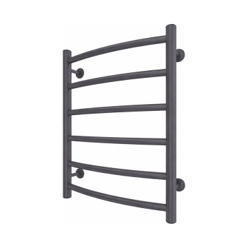 Kupaonski ljestvičasti radijator INOX CLASSIC 120W/230V 57x43 cm nehrđajući čelik/antracit