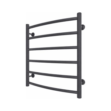 Kupaonski ljestvičasti radijator INOX CLASSIC 122W/230V 57x53 cm nehrđajući čelik/antracit