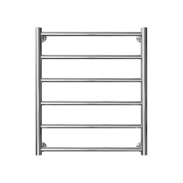 Kupaonski ljestvičasti radijator INOX FLAT 122W/230V 57x53 cm nehrđajući čelik/sjajni krom