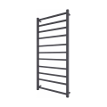 Kupaonski ljestvičasti radijator INOX TOKIO 233W/230V 117x53 cm nehrđajući čelik/antracit