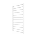 Kupaonski ljestvičasti radijator INOX TOKIO 233W/230V 117x53 cm nehrđajući čelik/bijela